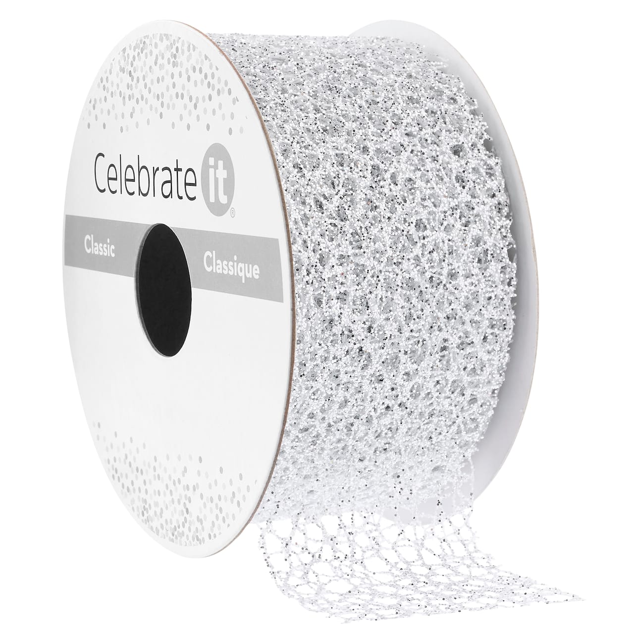 1.5" x 3yd. Web Glitter Ribbon by Celebrate It™ Classic
